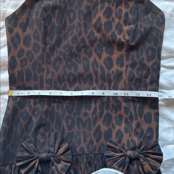 NWT Damson Madder Persephone Midi Dress in Dark Leopard, UK 8/US 4 - Picture 9 of 11